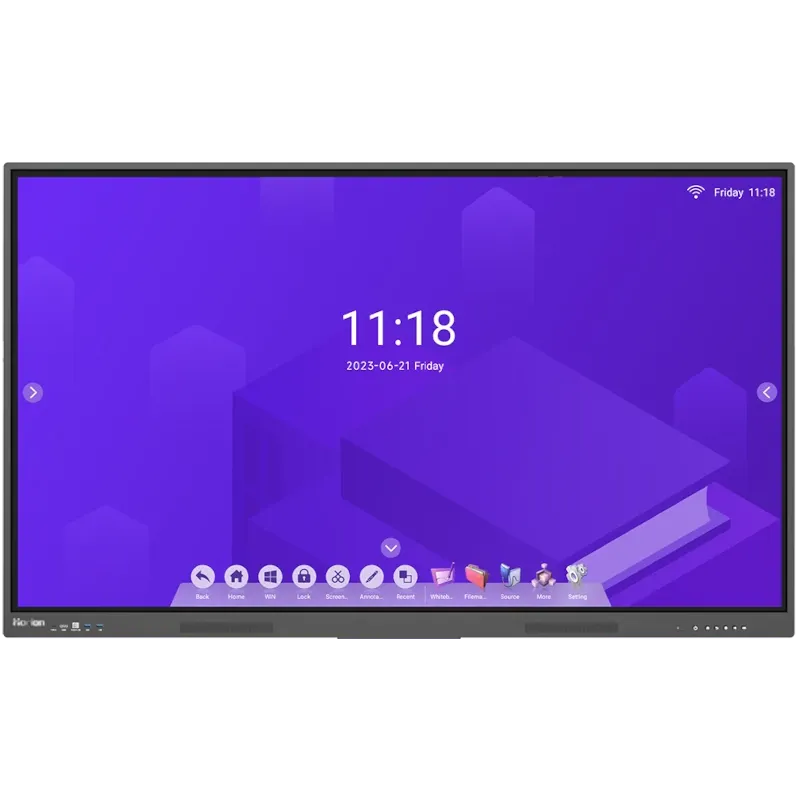 Écran Plat interactif Horion série K6A 86" 4K Tactile / 4 Go / 32 Go / Android 11
