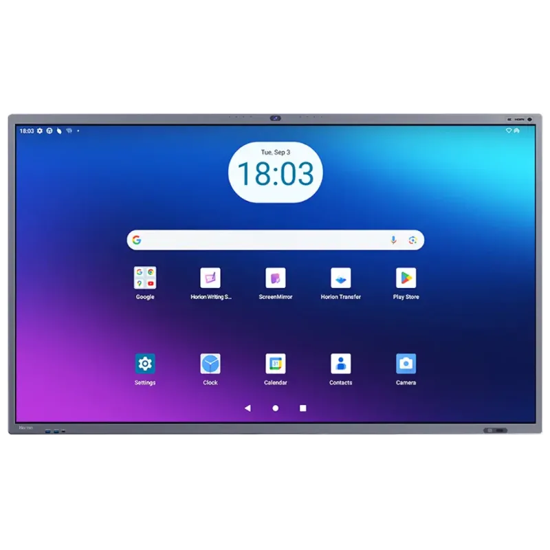 Écran Plat interactif Horion série M6APRO EDLA 86" 4K UHD Tactile / 8 Go / 128 Go / Android 13