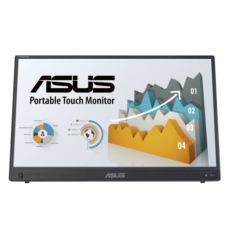 Écran Tactile ASUS ZenScreen Touch MB16AHT 15.6" Full HD IPS / 60 Hz / Noir
