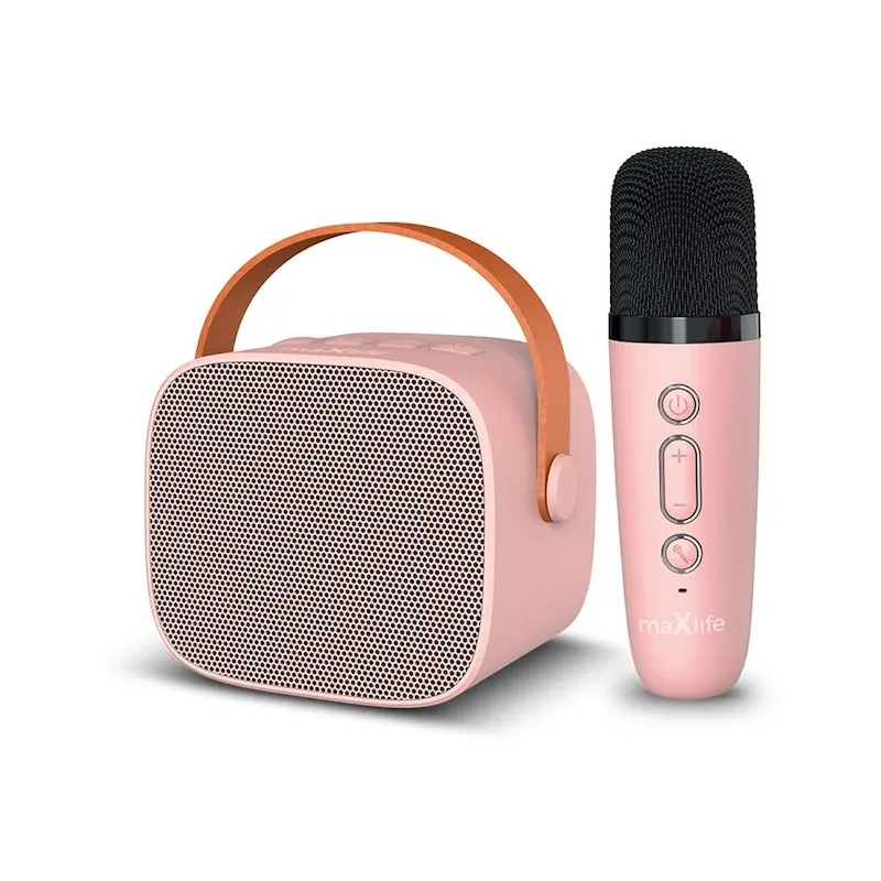 Enceinte karaoké Bluetooth Maxlife MXKS-100 / Rose