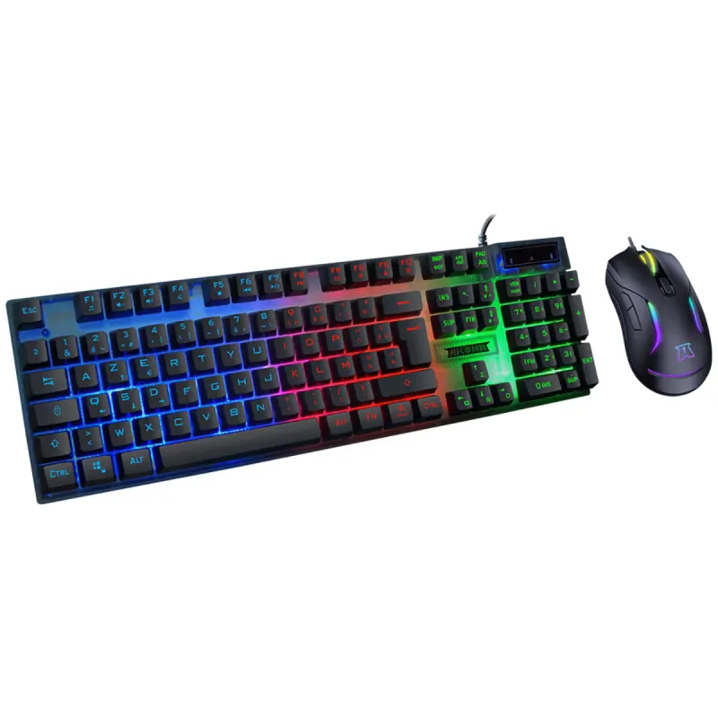 Ensemble Clavier et Souris Gaming Akuma Sentai C02 / USB / Noir