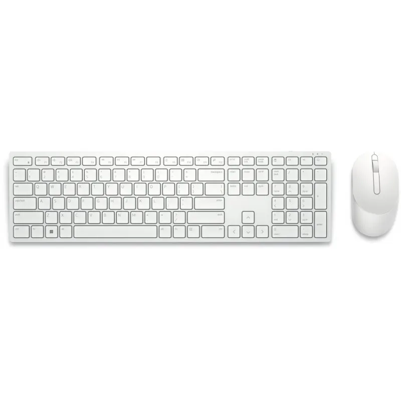 Ensemble Clavier et souris sans fil Dell Pro KM5221W Pro / Qwerty / Arabe / Blanc