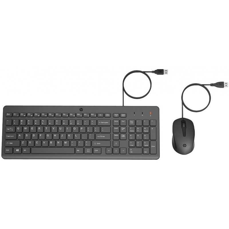 Ensemble Clavier et Souris USB HP 150 / (QWERTY)