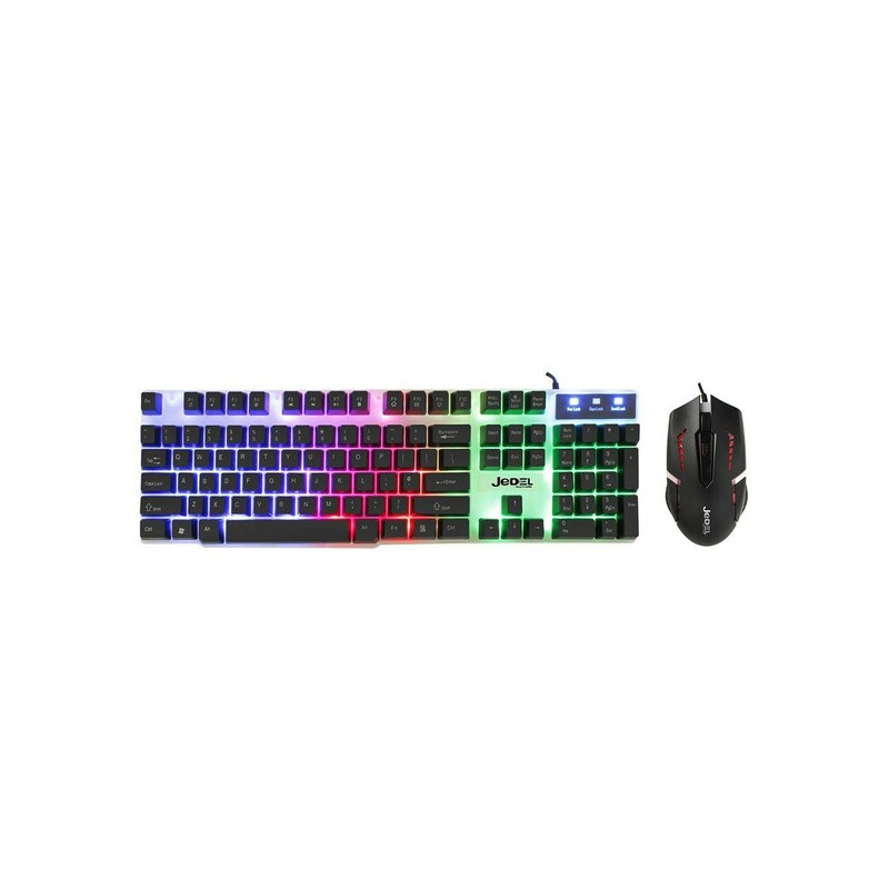 Ensemble Clavier & Souris Gamer Filaire USB JEDEL GK112