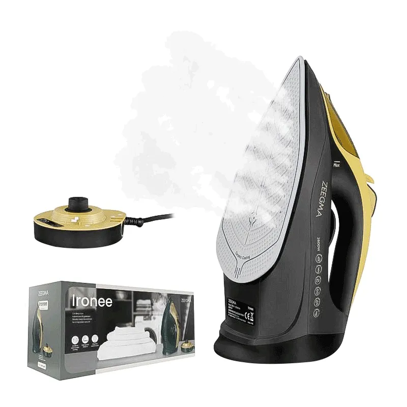 Fer A Repasser Sans Fil ZEEGMA Ironee 2600W - Noir&Gold