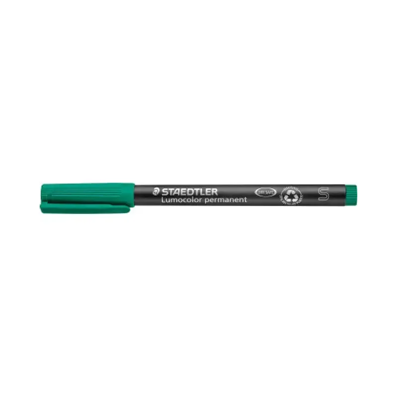 FEUTRE PERMANENT STAEDTLER UNIVERSEL LUMOCOLOR / 0,6 MM / VERT