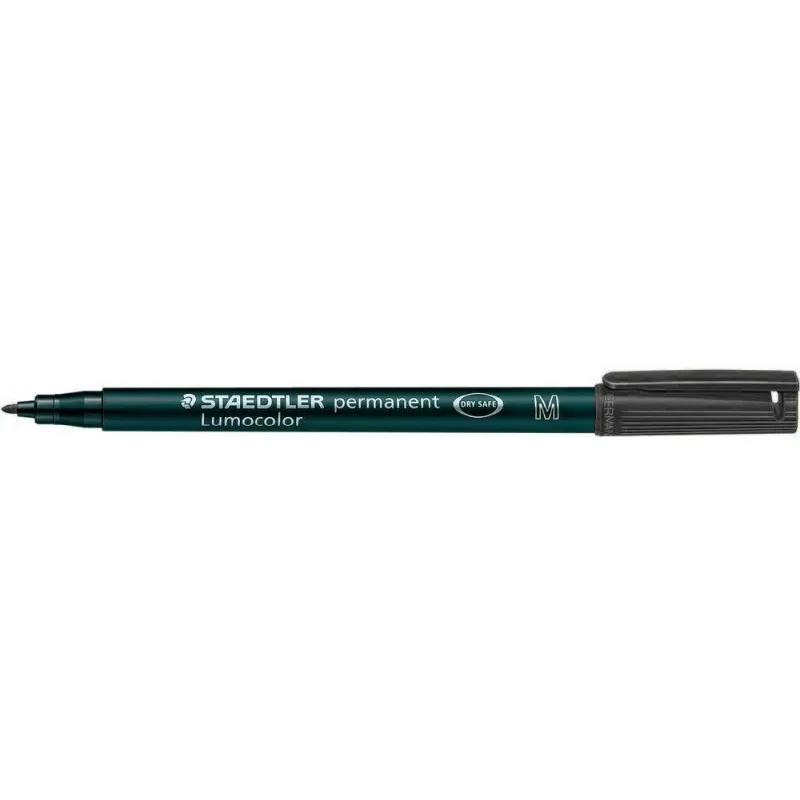 FEUTRE PERMANENT STEADTLER UNIVERSEL LUMOCOLOR / 1 MM / NOIR