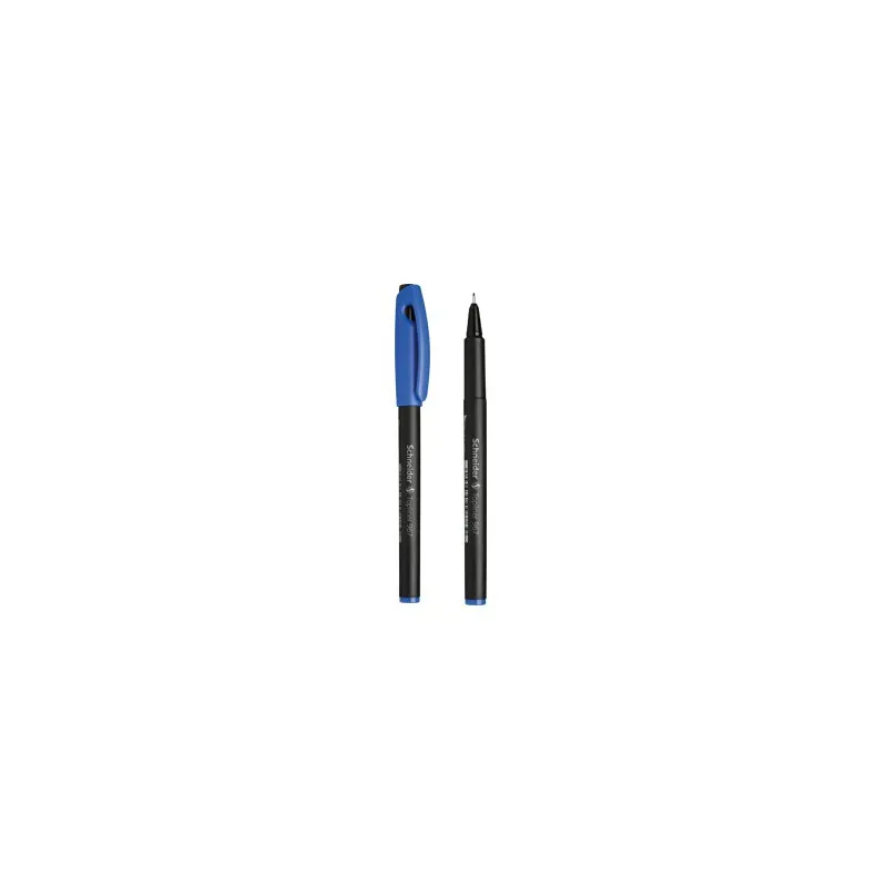 Feutre pointe fine Schneider Topliner 967 / Bleu