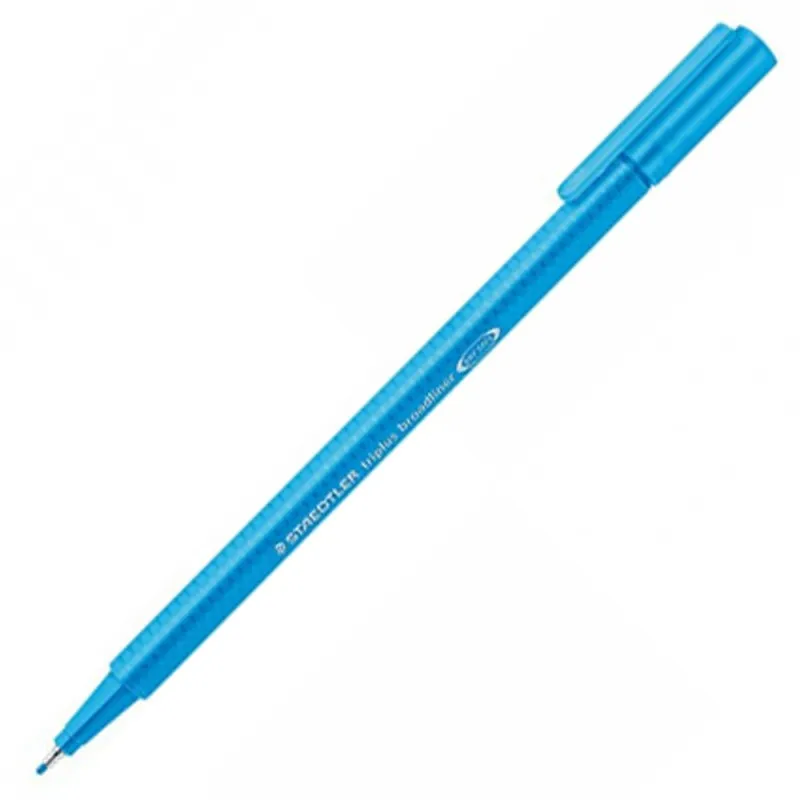 FEUTRES STAEDTLER TRIPLUS BROADLINER 338 / 0.8 MM / BLEU CLAIR