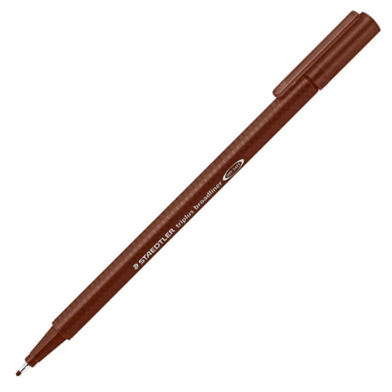 FEUTRES STAEDTLER TRIPLUS BROADLINER 338 / 0.8 MM / MARRON