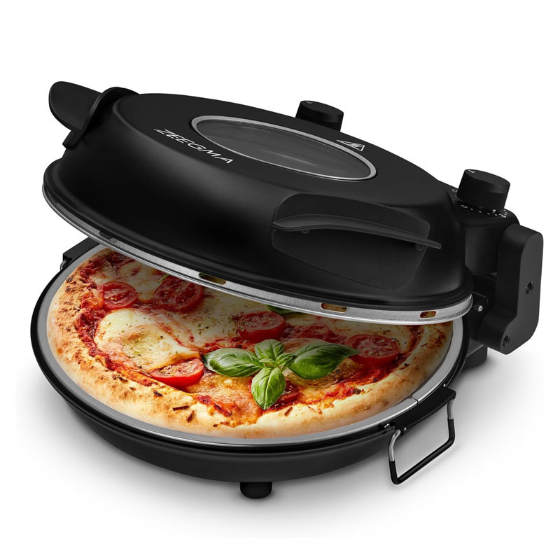 Four à Pizza électrique ZEEGMA PIZZA CHEF / 1200W / Noir