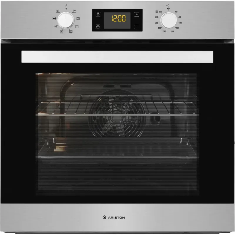 Four Electrique Ariston 66L / 2900W / Inox avec Afficheur