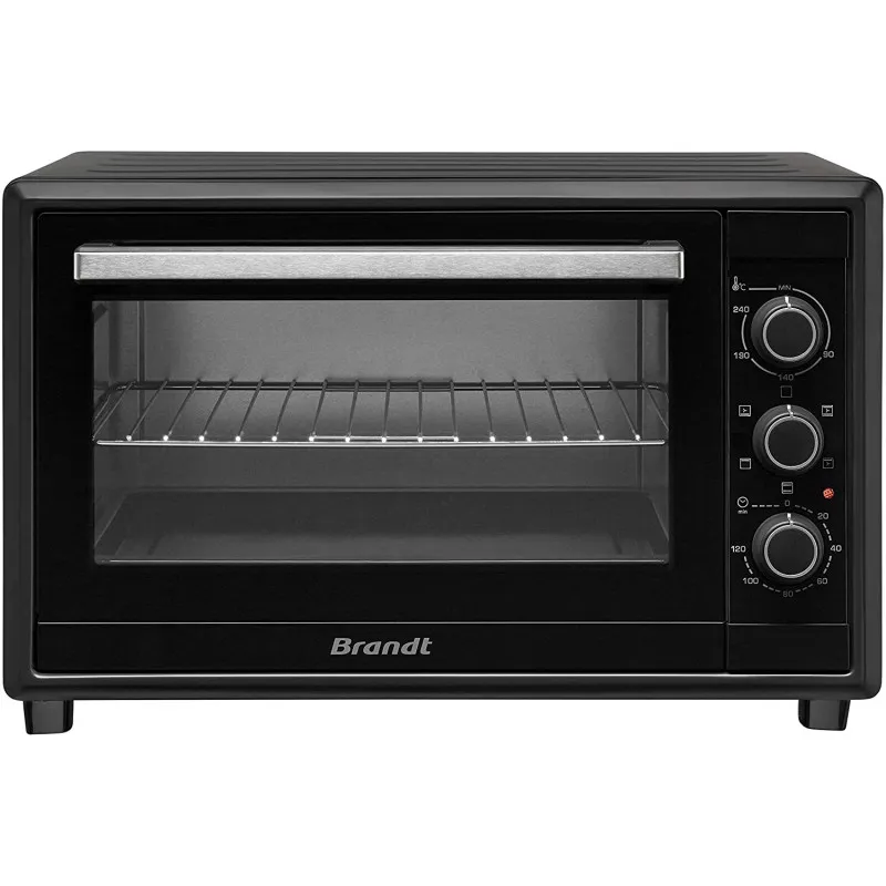 Four Electrique Brandt FC420MUB Chaleur Tournante / 42L / Noir + Casserole 20 cm Cook'art Gratuite