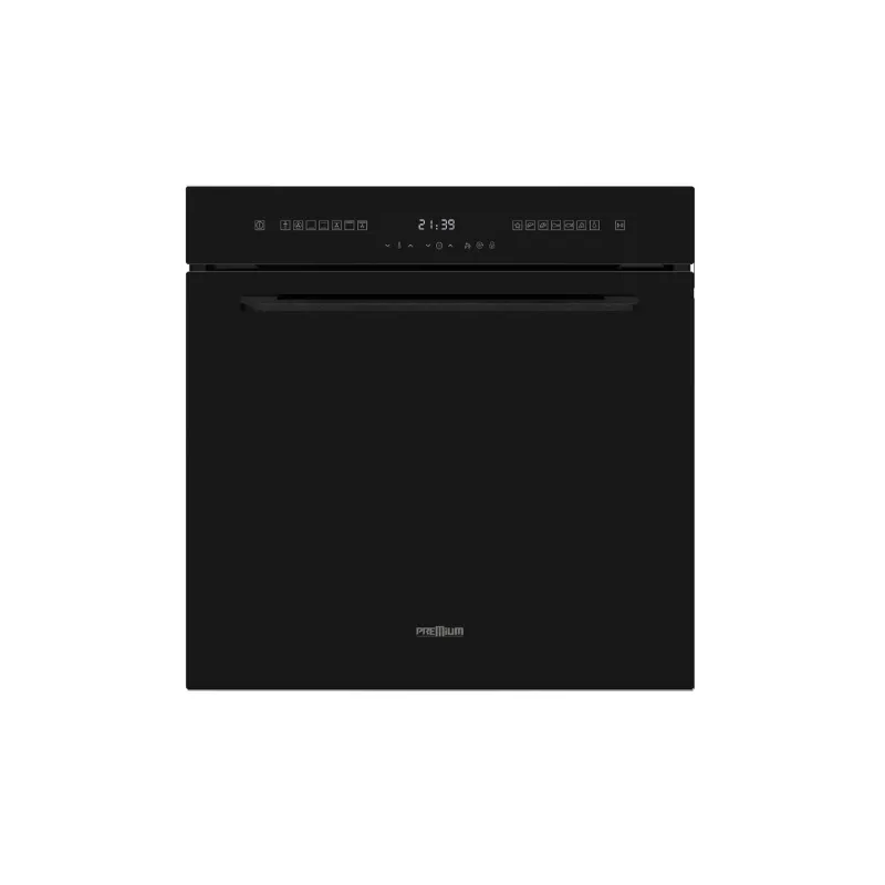 Four électrique Premium Full Black / 17 Modes / 60cm / Noir / Avec afficheur