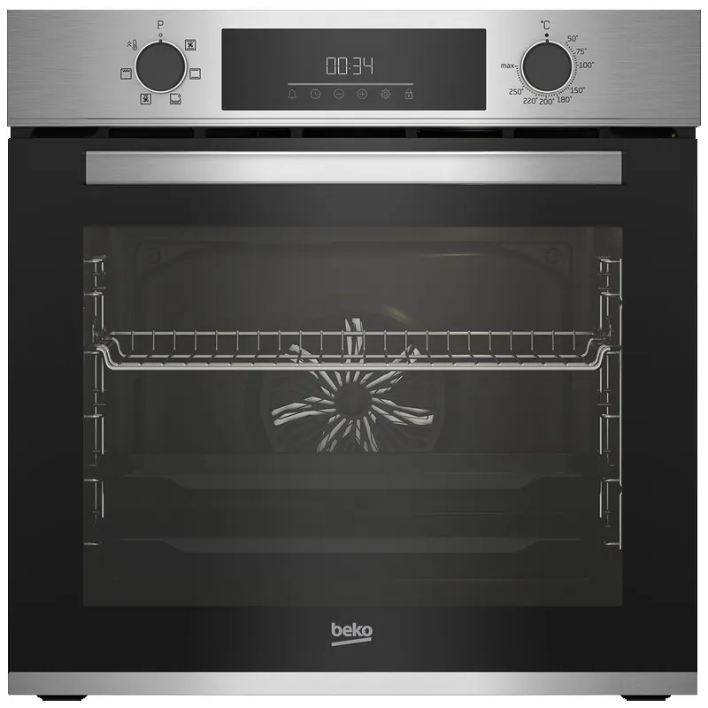 Four encastrable Beko 6 Fonctions avec Afficheur 60 cm / 72 L / Inox