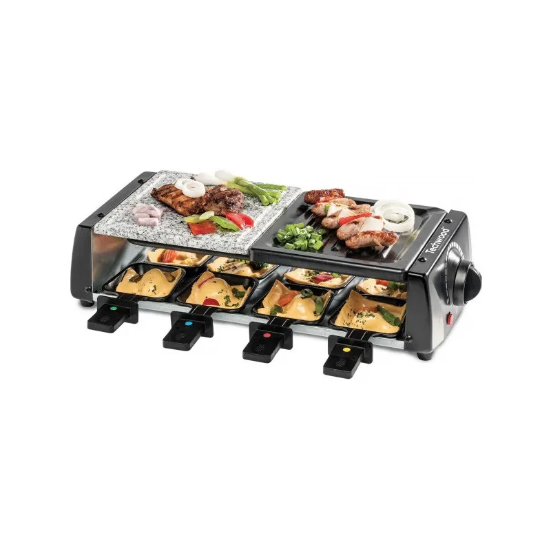 Grill à 8 Raclettes et Pierre TECHWOOD / 1200W
