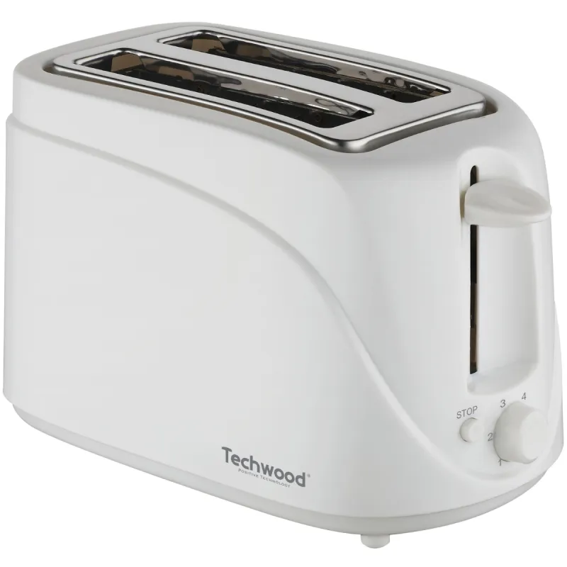 Grille Pain 2 Fentes TECHWOOD TGP-202 700 W / Blanc
