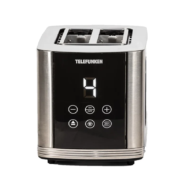 Grille-Pain Digital Telefunken TFK-GPD1751 / Inox & Noir