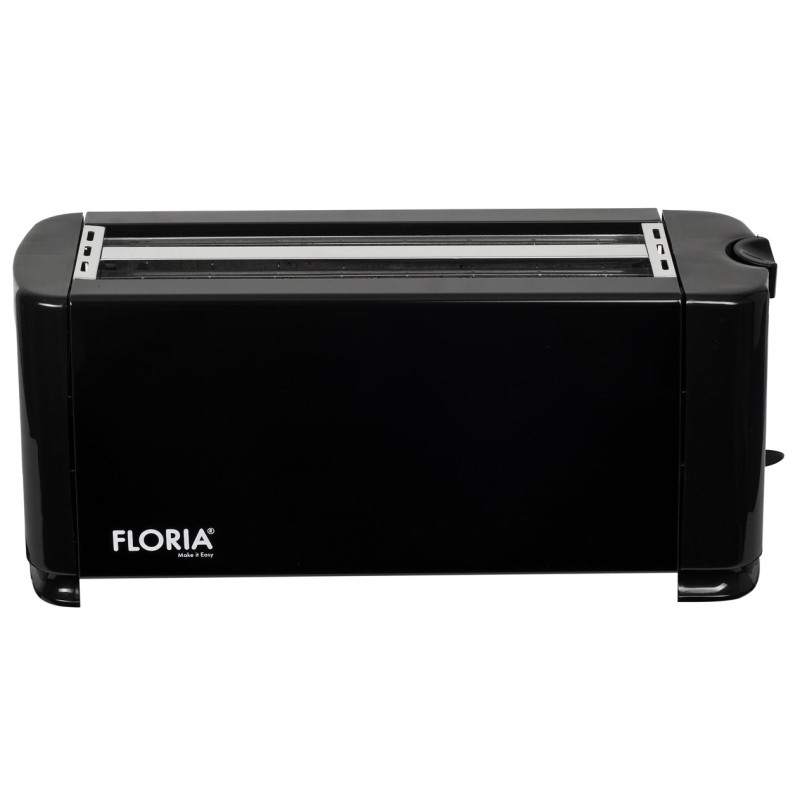 GRILLE PAIN FLORIA ZLN2706 À 4 EMPLACEMENTS / 1000W / NOIR