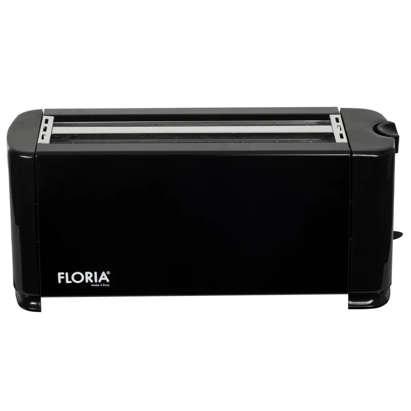 GRILLE PAIN FLORIA ZLN2706 À 4 EMPLACEMENTS / 1000W / NOIR