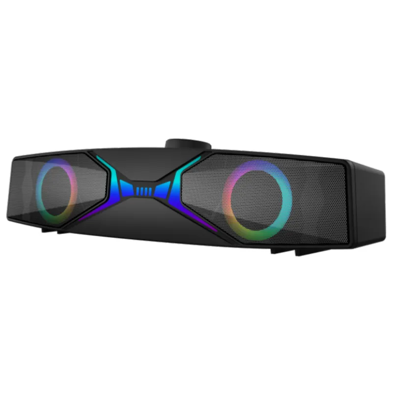 Haut Parleur Bluetooth Star Wave N-132 Rainbow / USB / 2x 3W / Noir