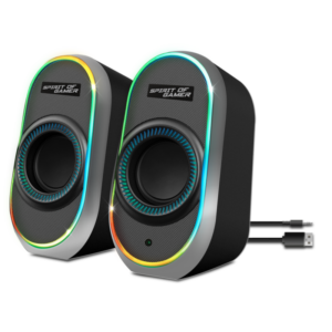 Haut-parleur Gamer Sans Fil SPIRIT OF GAMER Fanatic 500 RGB - Noir