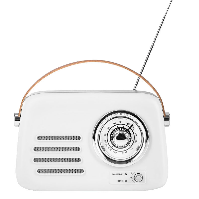 Haut-parleur Portable T10 AVEC FM / Blanc