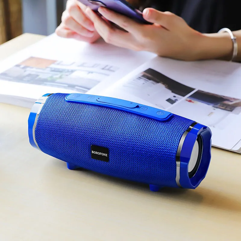 HAUT-PARLEUR SANS FIL BOROFONE BR3  / Bleu
