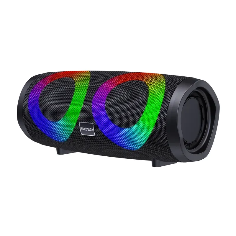 Haut-parleur sans fil portable avec lampe à flamme KSC-615 KAKUSIGA