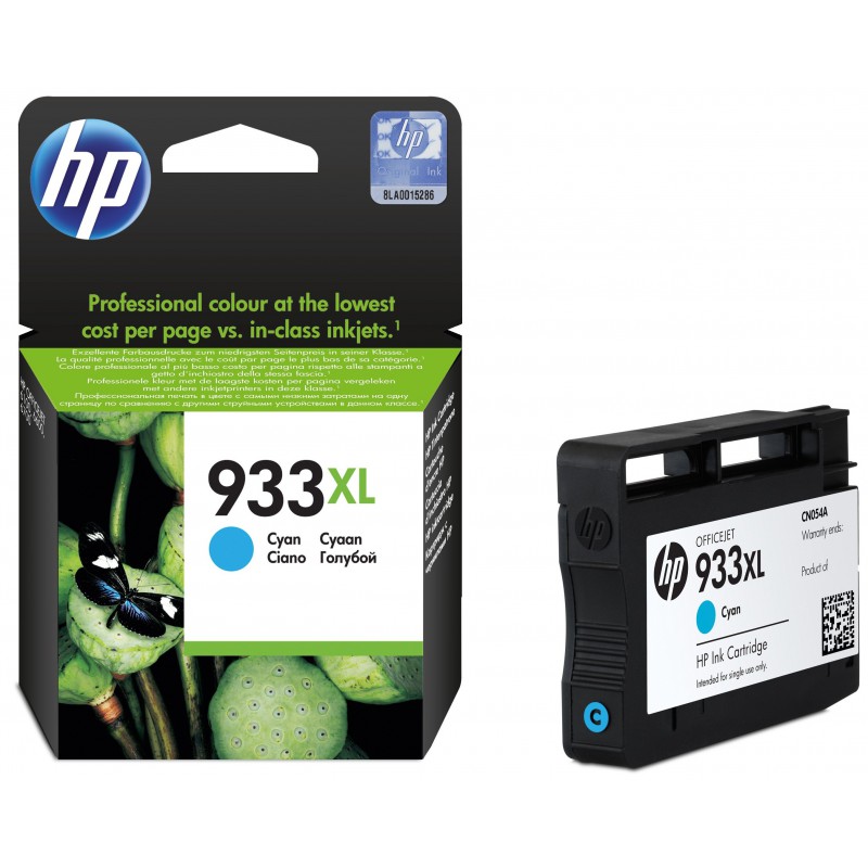 HP 933XL Cartouche Originale Grande Capacité  / Cyan CN054AE
