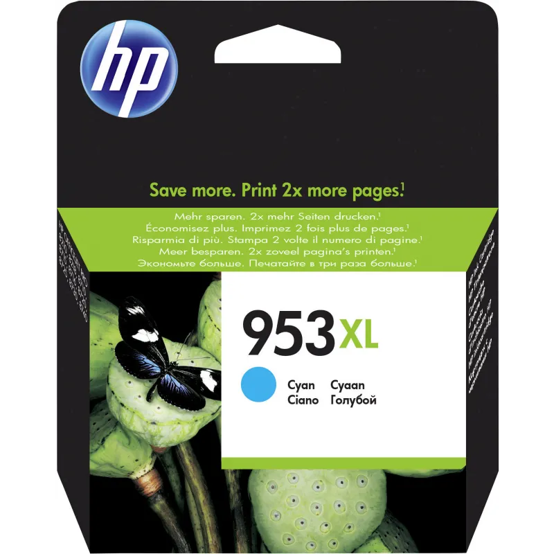 HP 953XL cartouche d'encre HP F6U16AE Cyan grande capacité conçue par HP