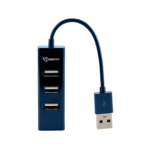 Hub USB 4 ports SBOX H-204 / Bleu