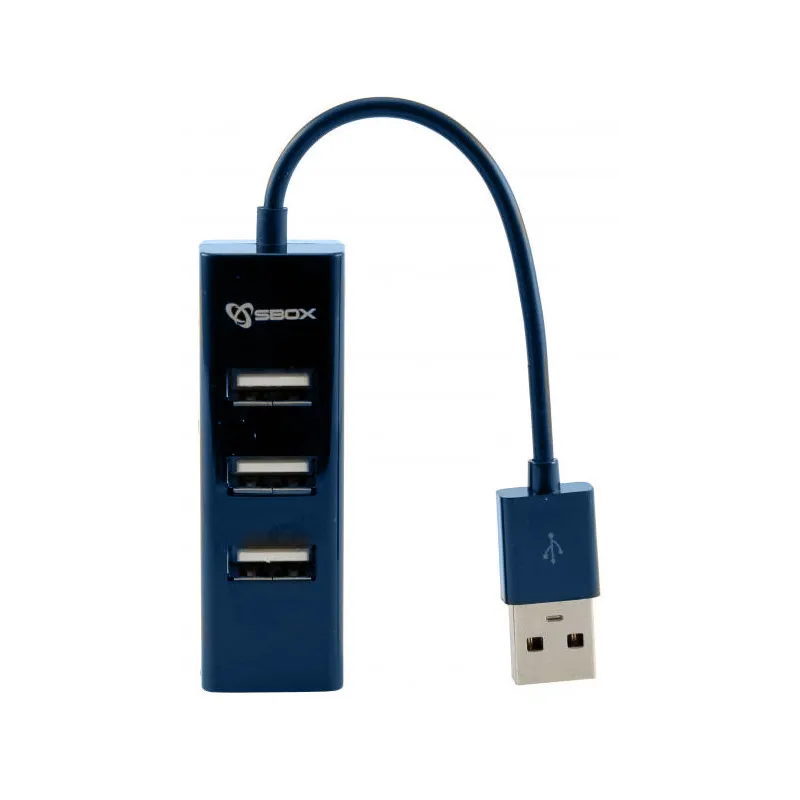 Hub USB 4 ports SBOX H-204 / Bleu