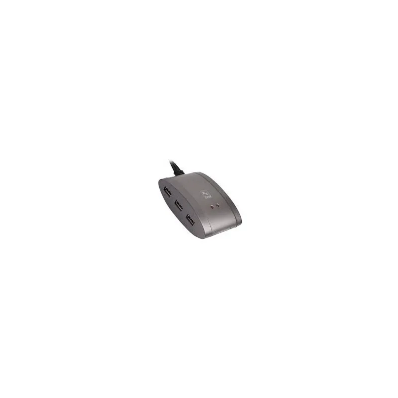 HUB USB 4 PORTS USB 2.0  / Noir
