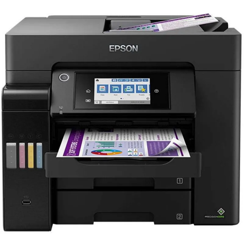 Imprimante à réservoir intégré 4en1 couleur Epson ECOTANK L6570 / Wifi + 4 Bouteilles D'encre Incluses