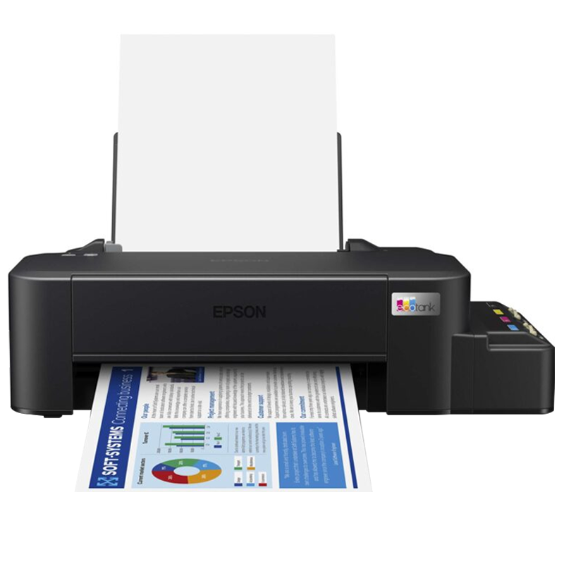 Imprimante À Réservoir Intégré Couleur Epson EcoTank  L121 + 4 Bouteilles D'encre  + 1 Bouteille d'encre Epson Noir offerte   + Cadeau surprise