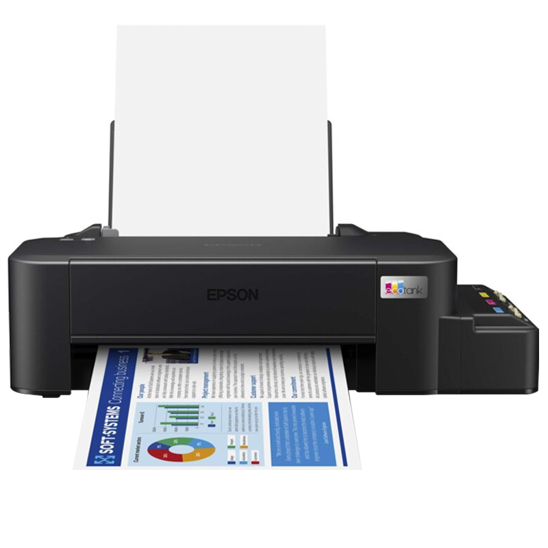 Imprimante À Réservoir Intégré Couleur Epson EcoTank  L121 + 4 Bouteilles D'encre Incluses