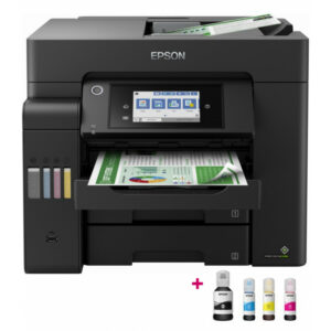 Imprimante à réservoir intégré Multifonctions 4 en 1 Epson EcoTank L6550 + 4 Bouteilles d'encre Incluses