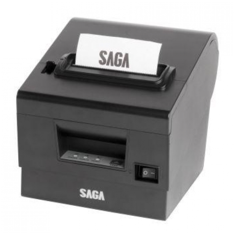 Imprimante De Ticket Thermique Saga / Noir
