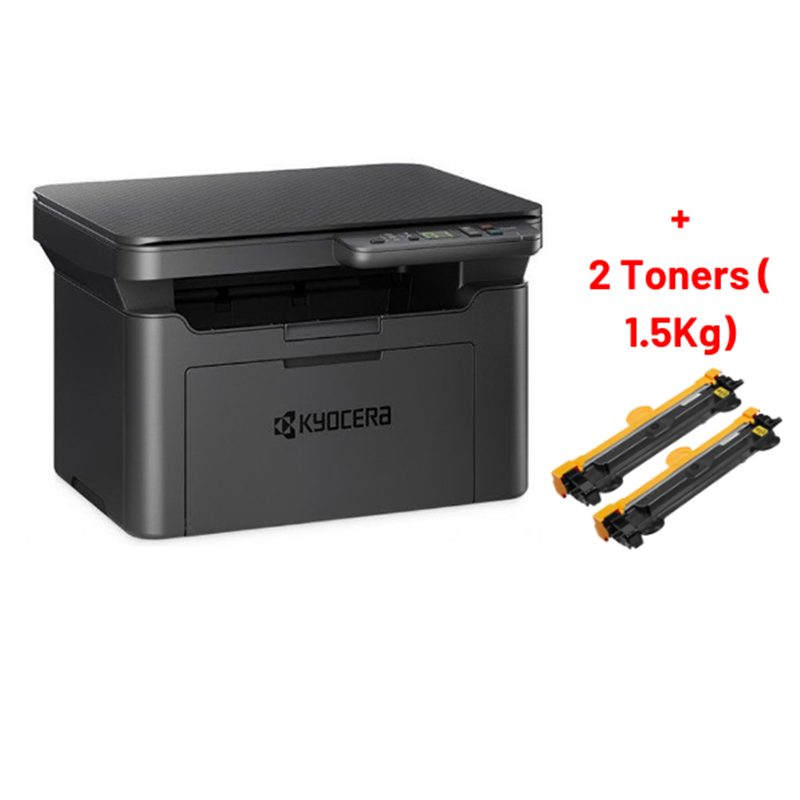 Imprimante Laser Multifonction 3en1 Monochrome KYOCERA MA2000  + 2 TONERS TK-1240 (1.5k)