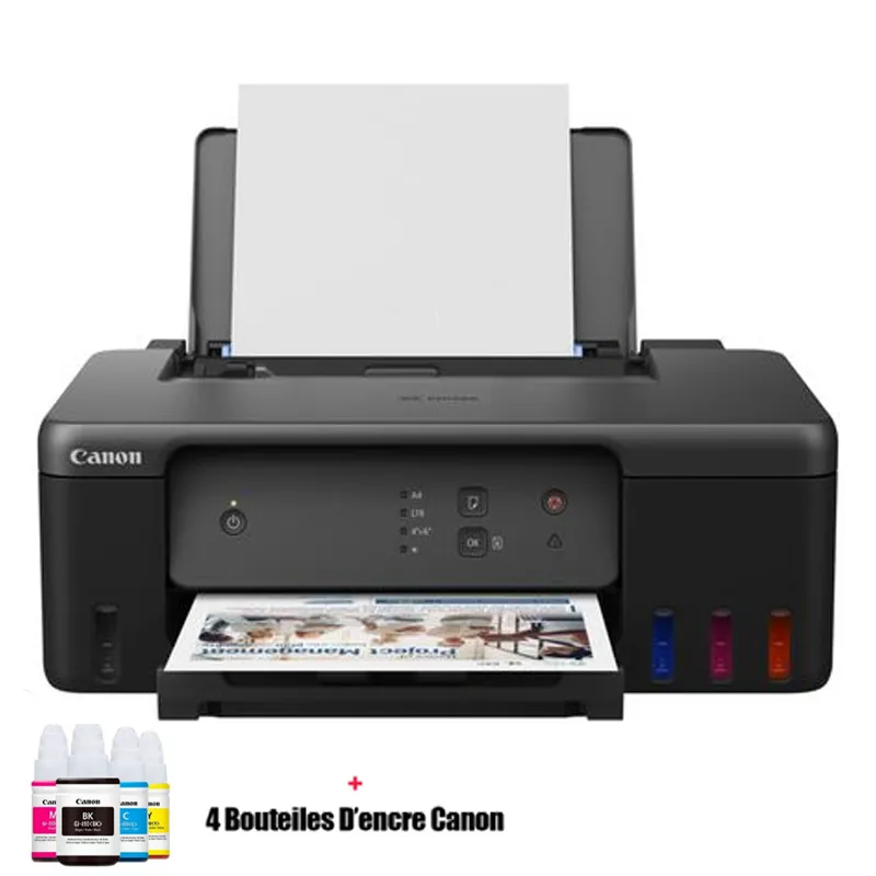 Imprimante Monofonction CANON PIXMA G1430 JET D'encre Couleur + 4 Bouteilles D'encre Canon