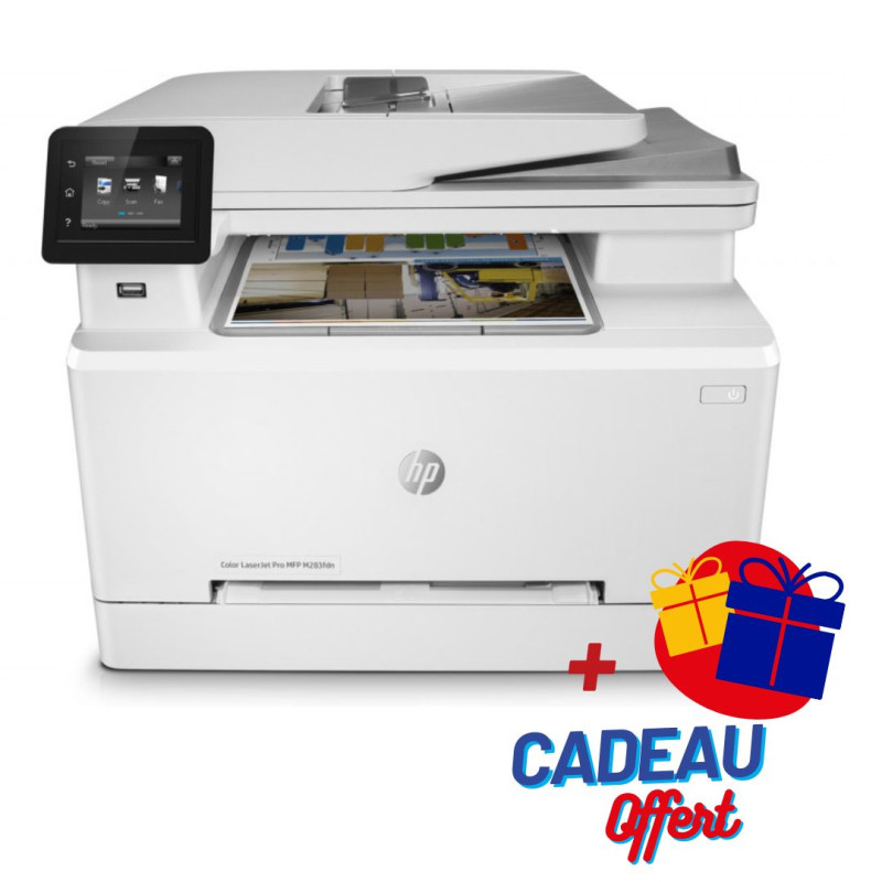Imprimante multifonction 4en1 HP LaserJet Pro M283fdn Couleur / Réseau