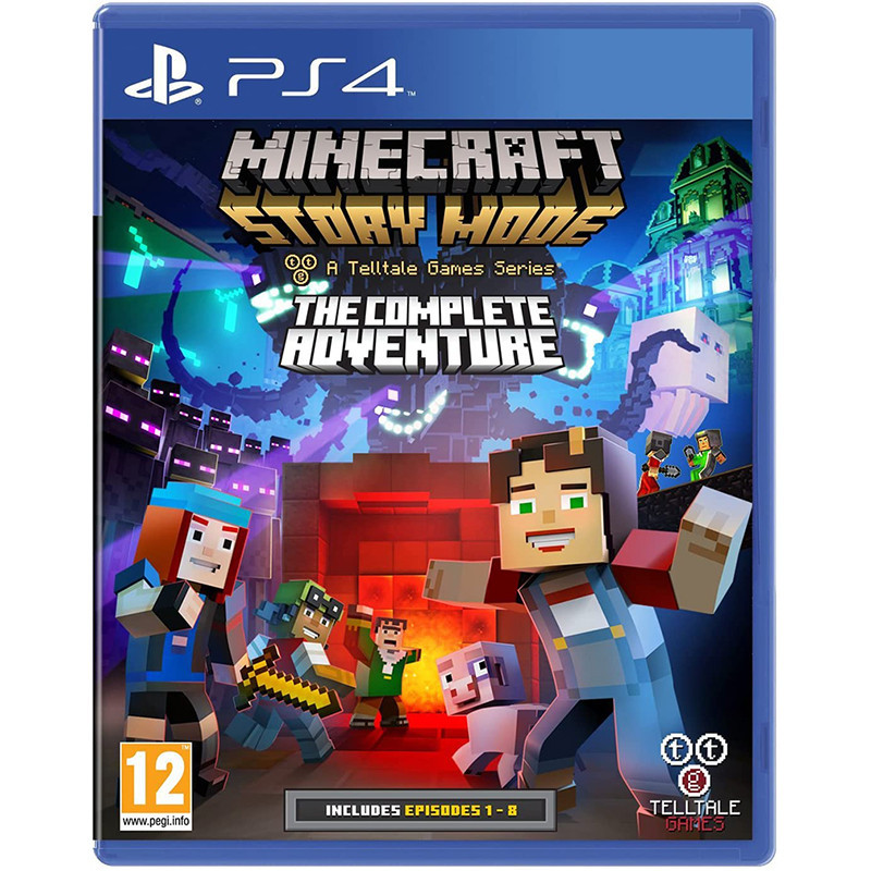 Jeux PS4 Minecraft Story Mode THe complete Adventure MAXIMUM GAMES