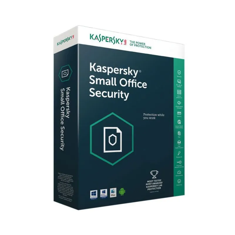 Kaspersky Small Office Security 8.0   1 an / 10 Postes + 1 Serveur