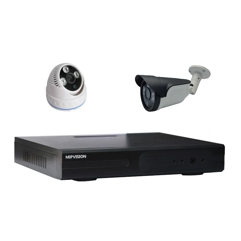 Kit DVR AHD + 1 Caméra Externe 2MP + 1 Caméra Interne 2MP