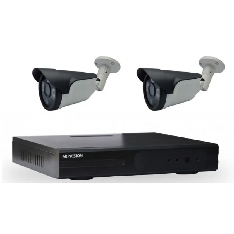 Kit DVR AHD 4 canaux + 2 Caméras Externes 5MP