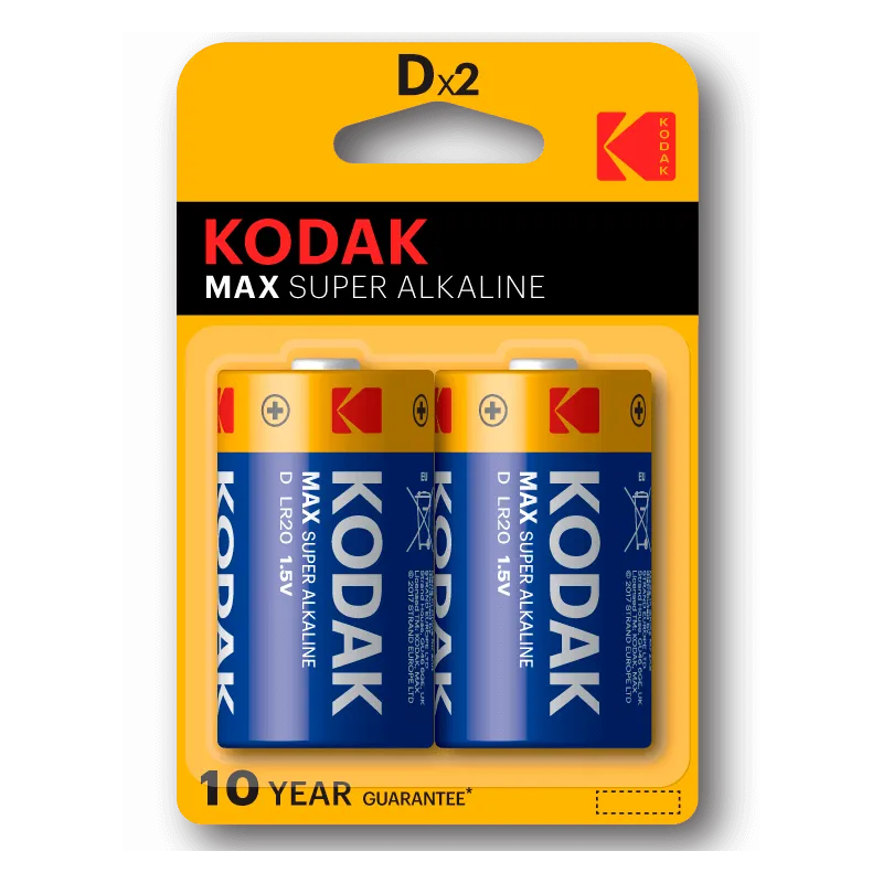 KODAK MAX ALKALINE D B2 LR20
