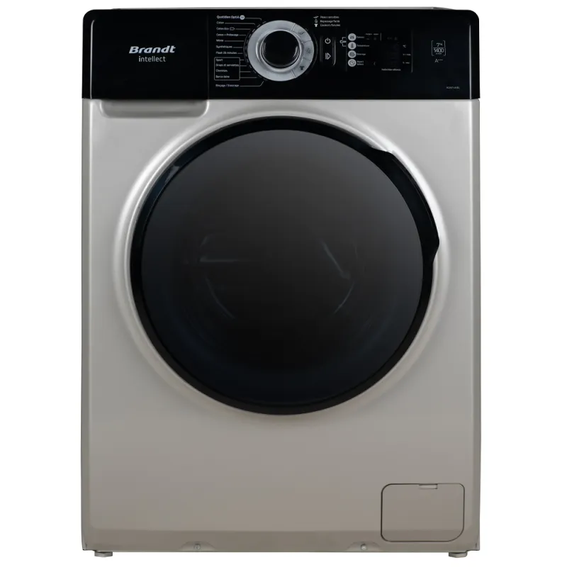 Lave linge Frontale Brandt BAM74SBL 7Kg / Silver / édition noir