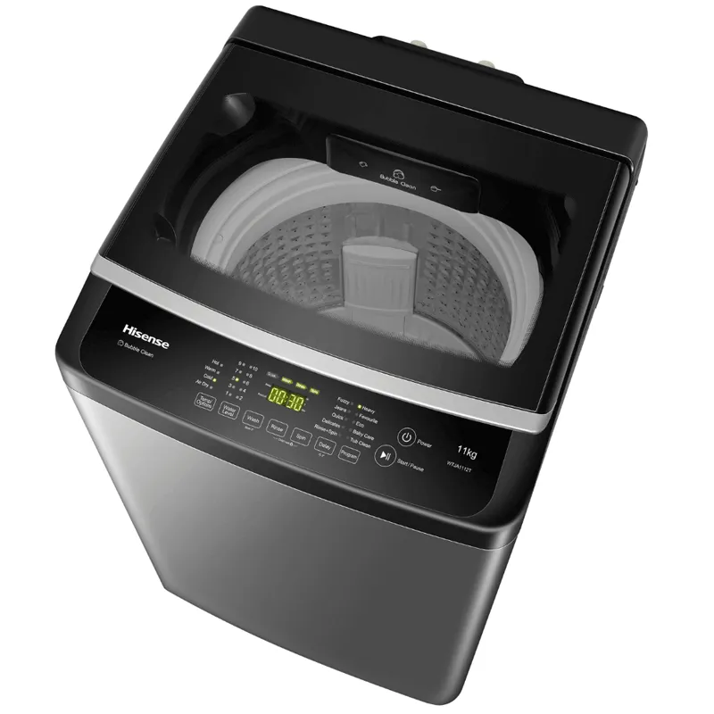 Lave linge Top HISENSE  11kg - Silver / WTJA1112T