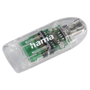 Lecteur USB 2.0 8en1 de cartes SD / microSD / transparent